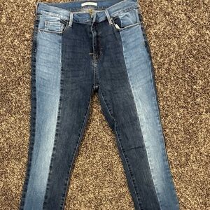 Women's Two-Tone Blue Jeans
